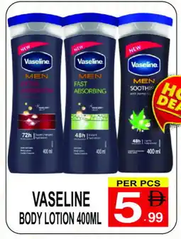Friday Center VASELINE Body Lotion & Cream offer