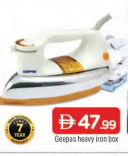 Al Madina GEEPAS Ironbox offer