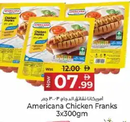 Kenz Hypermarket AMERICANA Chicken Franks offer