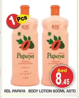 Baniyas Spike Hypermarket RDL Body Lotion & Cream offer
