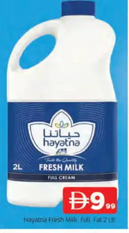 Al Madina HAYATNA Full Cream Milk offer