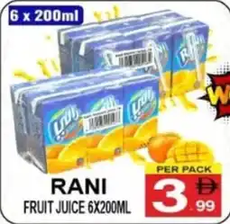 Friday Center Rani Fruit Juice offer