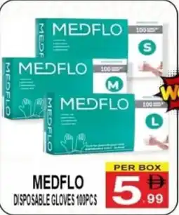 Friday Center Medflo Disposable Gloves offer