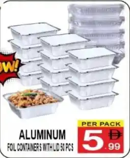 Friday Center Aluminum Foil Containers with Lid offer