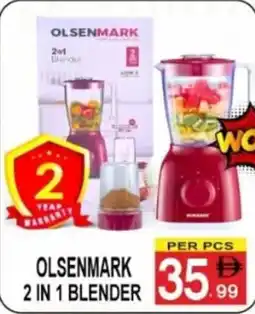 Friday Center Olsenmark 2 in 1 Blender offer