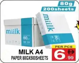 Friday Center Milk A4 Paper offer