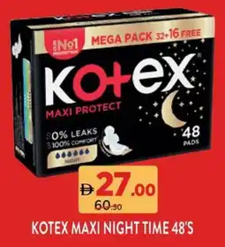 Aswaaq Kotex Maxi Night Time offer