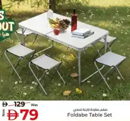 Kenz Hypermarket Foldabe Table Set offer
