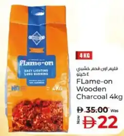 Kenz Hypermarket Flame-on Wooden Charcoal offer