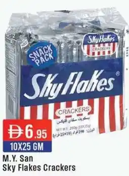 West Zone Supermarket M.Y. San Sky Flakes Crackers offer