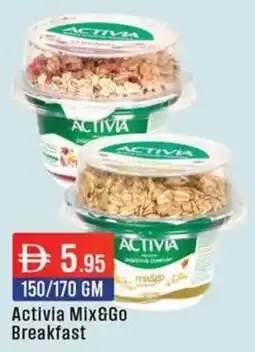 West Zone Supermarket Activia Mix & Go Breakfast offer