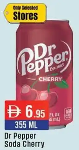 West Zone Supermarket Dr. Pepper Soda Cherry offer