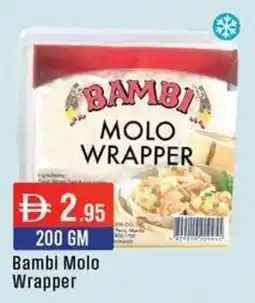 West Zone Supermarket Bambi Molo Wrapper offer