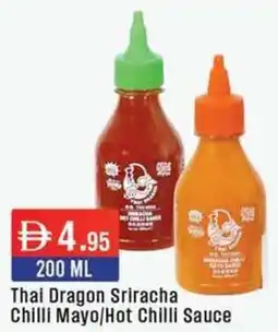 West Zone Supermarket Thai Dragon Sriracha Chilli Mayo / Hot Chilli Sauce offer