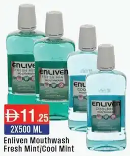 West Zone Supermarket Enliven Mouthwash Fresh Mint / Cool Mint offer