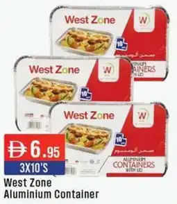 West Zone Supermarket West Zone Aluminium Container offer