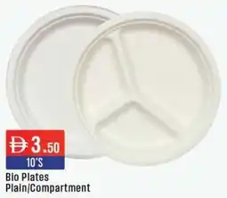 West Zone Supermarket Bio Plates Plain / Compartment offer