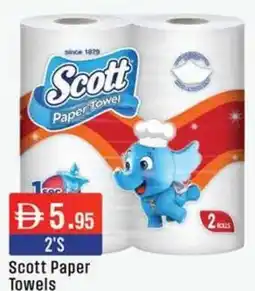 West Zone Supermarket Scott Paper Towel offer
