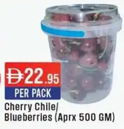 West Zone Supermarket Cherry Chile / Blueberries offer