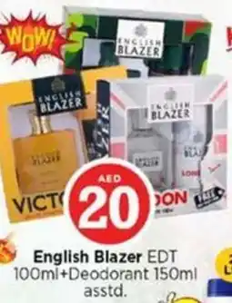 Nesto English Blazer EDT + Deodorant offer