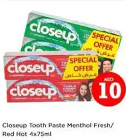 Nesto Closeup Tooth Paste Menthol Fresh Red Hot offer