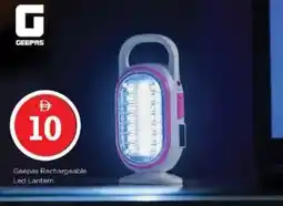 Nesto Geepas rechargeable LED lantern offer