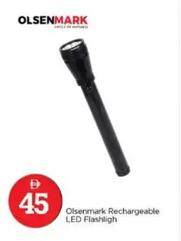 Nesto Olsenmark Rechargeable LED Flashligh offer