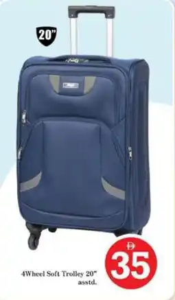 Nesto 4Wheel Soft Trolley 20 offer