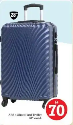 Nesto ABS 4Wheel Hard Trolley offer