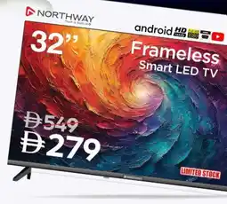 Nesto Frameless Smart LED TV offer
