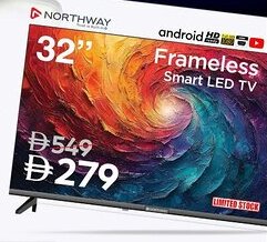 Nesto Frameless Smart LED TV offer