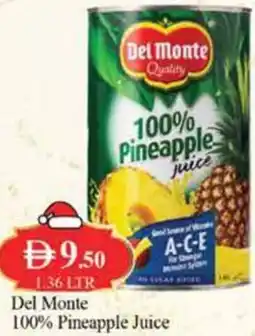 West Zone Supermarket Del Monte 100% Pineapple Juice offer