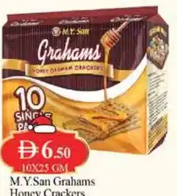 West Zone Supermarket M.Y.San Grahams Honey Crackers offer