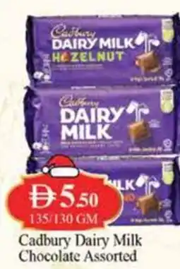 West Zone Supermarket Cadbury Dairy Milk Chocolate Assorted offer