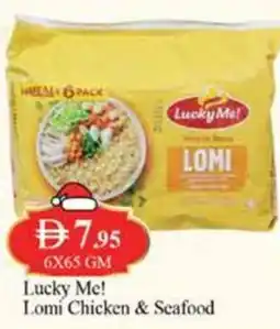 West Zone Supermarket Lucky Me! Lomi Chicken & Seafood offer
