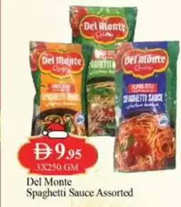 West Zone Supermarket Del Monte Spaghetti Sauce offer