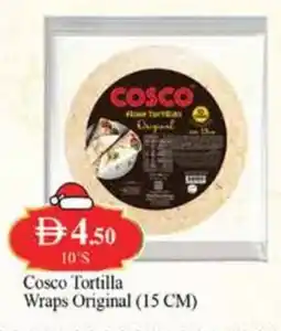 West Zone Supermarket Cosco Tortilla Wraps Original offer