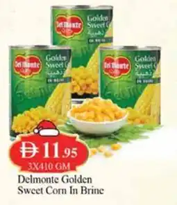 West Zone Supermarket Delmonte golden sweet corn in brine offer