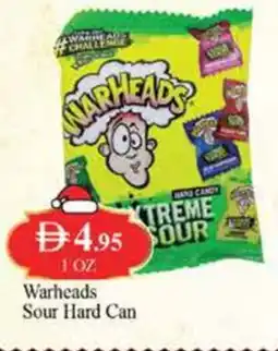 West Zone Supermarket Warheads Sour Hard Can offer