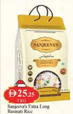West Zone Supermarket Sanjeeva's extra long basmati rice offer