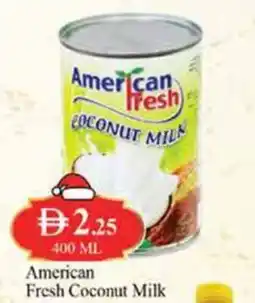 West Zone Supermarket American Fresh Coconut Milk offer