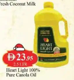 West Zone Supermarket Heart light 100% pure canola oil offer