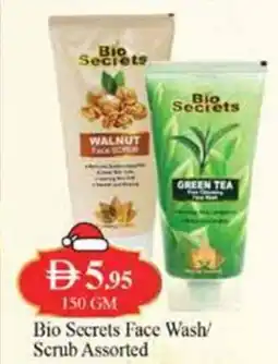 West Zone Supermarket Bio Secrets Face Wash' Scrub offer