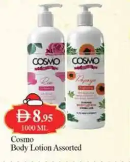 West Zone Supermarket Cosmo body lotion offer