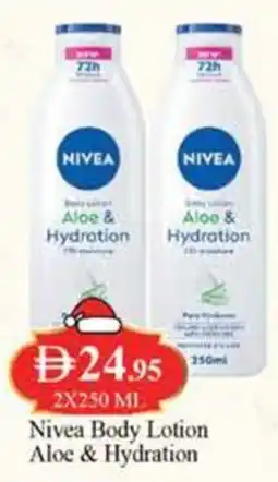 West Zone Supermarket Nivea body lotion aloe & hydration offer