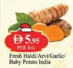West Zone Supermarket Fresh Haldi Arvi Garlic Baby Potato India offer