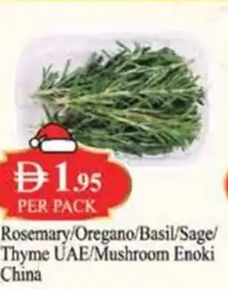 West Zone Supermarket Rosemary/Oregano/Basil/Sage Thyme Mushroom Enoki China offer