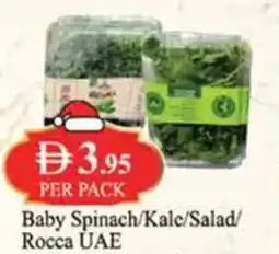 West Zone Supermarket Baby Spinach Kale Salad Rocca offer
