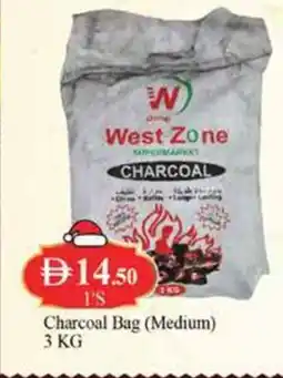 West Zone Supermarket Charcoal Bag Medium offer