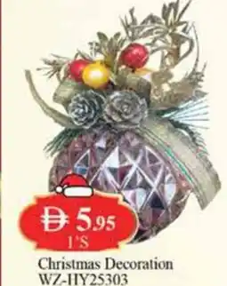 West Zone Supermarket Christmas Decoration WZ-HY25303 offer